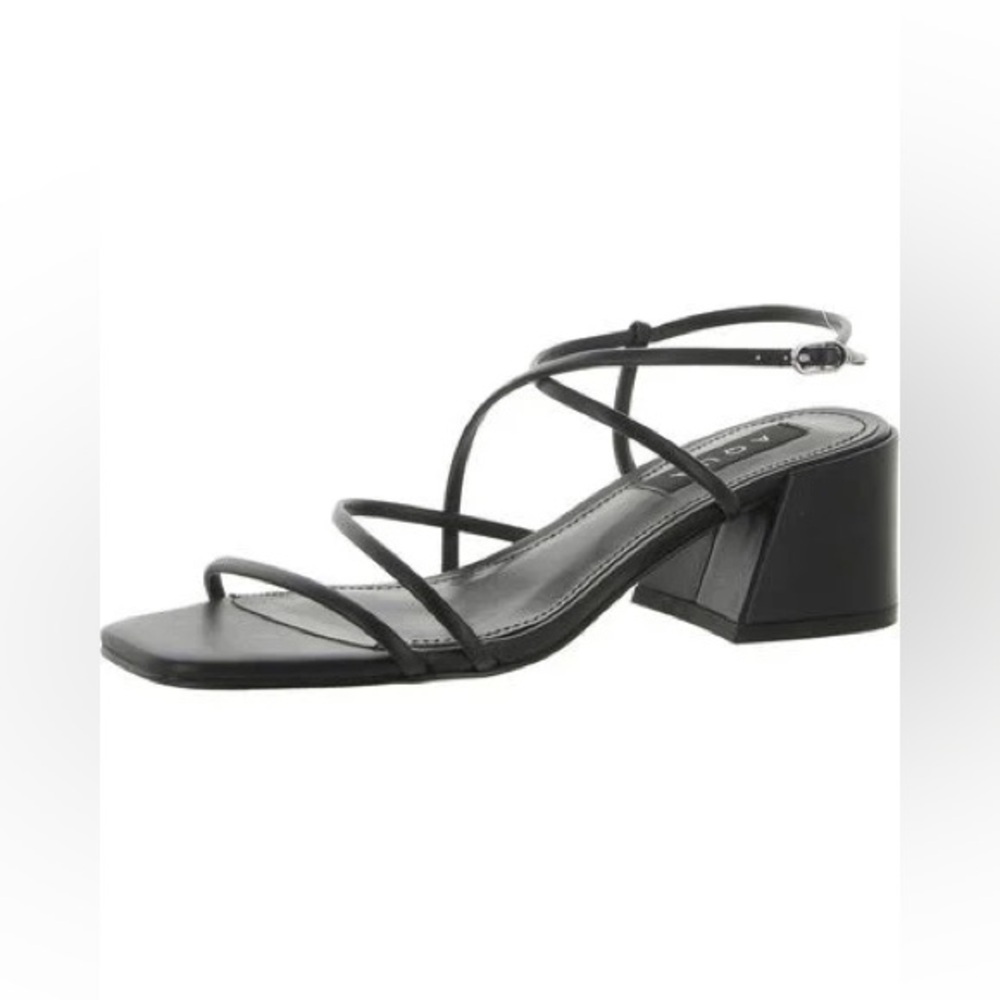 Raya Womens Faux Leather Ankle Strap Strappy Sandals